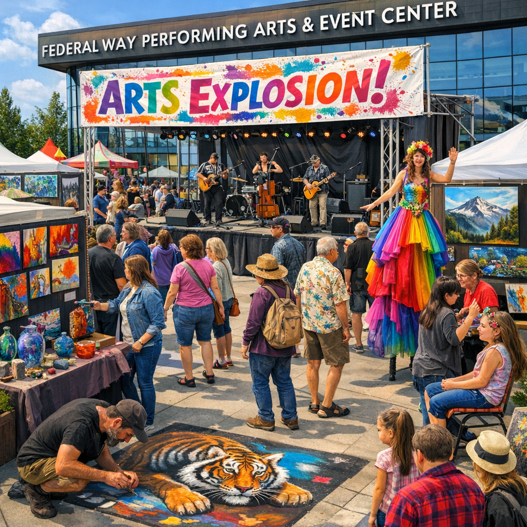 Upcoming Events in Federal Way: Arts Explosion and More